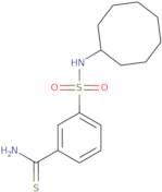 3-(Cyclooctylsulfamoyl)benzene-1-carbothioamide