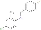 4-Chloro-N-(4-fluorobenzyl)-2-methylaniline
