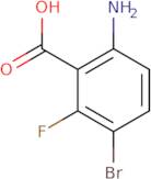 6-Amino-3-bromo-2-fluorobenzoic acid