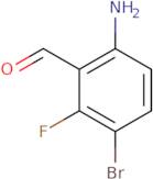 6-Amino-3-bromo-2-fluorobenzaldehyde