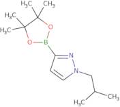 1-(2-Methylpropyl)-3-(4,4,5,5-tetramethyl-1,3,2-dioxaborolan-2-yl)-1H-pyrazole