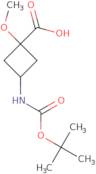 3-{[(tert-Butoxy)carbonyl]amino}-1-methoxycyclobutane-1-carboxylic acid