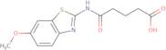 4-(6-Methoxy-benzothiazol-2-ylcarbamoyl)-butyric acid