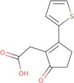 (5-Oxo-2-thiophen-2-yl-cyclopent-1-enyl)-acetic acid