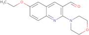 6-Ethoxy-2-morpholinoquinoline-3-carbaldehyde