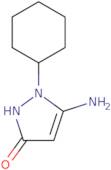 5-Amino-1-cyclohexyl-1H-pyrazol-3-ol