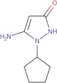 5-Amino-1-cyclopentyl-1H-pyrazol-3-ol
