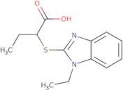 2-(1-Ethyl-1H-benzoimidazol-2-ylsulfanyl)-butyric acid