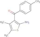 4,5-Dimethyl-3-(4-methylbenzoyl)thiophen-2-amine