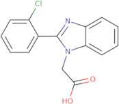2-[2-(2-Chlorophenyl)-1H-1,3-benzodiazol-1-yl]aceticacid