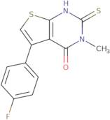 5-(4-Fluorophenyl)-3-methyl-2-sulfanyl-3H,4H-thieno[2,3-d]pyrimidin-4-one