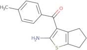 3-(4-Methylbenzoyl)-4H,5H,6H-cyclopenta[b]thiophen-2-amine