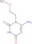 6-Amino-1-(2-methoxyethyl)-2-sulfanylidene-1,2,3,4-tetrahydropyrimidin-4-one