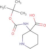 3-(Boc-amino)piperidine-3-carboxylic acid