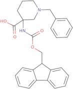 1-Benzyl-3-({[(9H-fluoren-9-yl)methoxy]carbonyl}amino)piperidine-3-carboxylic acid