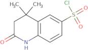 4,4-Dimethyl-2-oxo-1,2,3,4-tetrahydroquinoline-6-sulfonyl chloride