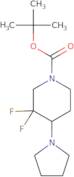 tert-Butyl 3,3-difluoro-4-(pyrrolidin-1-yl)piperidine-1-carboxylate
