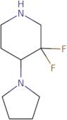 3,3-difluoro-4-(pyrrolidin-1-yl)piperidine dihydrochloride