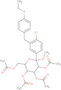 (3R,4S,5R,6R)-6-(Acetoxymethyl)-2-(4-chloro-3-(4-ethoxybenzyl)phenyl)-2-methoxytetrahydro-2H-pyran…