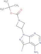 tert-butyl 3-(4-amino-3-iodo-1H-pyrazolo[3,4-d]pyrimidin-1-yl)azetidine-1-carboxylate