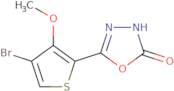 5-(4-Bromo-3-methoxythien-2-yl)-1,3,4-oxadiazol-2(3H)-one