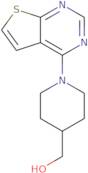 (1-Thieno[2,3-d]pyrimidin-4-ylpiperidin-4-yl)methanol