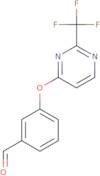 3-{[2-(Trifluoromethyl)pyrimidin-4-yl]oxy}benzaldehyde