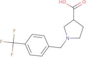 (3S)-1-[[4-(Trifluoromethyl)phenyl]methyl]pyrrolidine-3-carboxylic acid