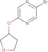 2-Bromo-5-(tetrahydro-furan-3-yloxy)pyrazine