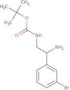 tert-Butyl N-[2-amino-2-(3-bromophenyl)ethyl]carbamate