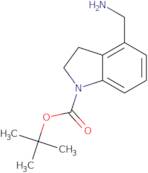 4-Aminomethyl-2,3-dihydro-indole-1-carboxylic acid tert-butyl ester