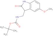 tert-Butyl ((5-methoxy-2-oxoindolin-3-yl)methyl)carbamate