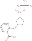 2-(1-tert-Butoxycarbonyl-pyrrolidin-3-yloxy)-nicotinic acid