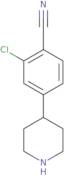 2-Chloro-4-(piperidin-4-yl)benzonitrile