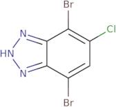 4,7-Dibromo-6-chloro-1H-benzo[D][1,2,3]triazole