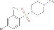 1-[(4-Bromo-2-methylbenzene)sulfonyl]-4-methylpiperazine