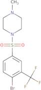 1-{[4-Bromo-3-(trifluoromethyl)phenyl]sulfonyl}-4-methylpiperazine