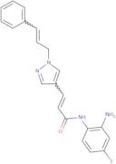 (E)-N-(2-Amino-4-fluorophenyl)-3-(1-cinnamyl-1H-pyrazol-4-yl)acrylamide