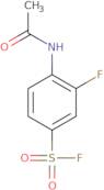 4-Acetamido-3-fluorobenzene-1-sulfonyl fluoride