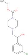 Ethyl 4-[2-(3-chlorophenyl)-2-hydroxyethyl]piperazine-1-carboxylate