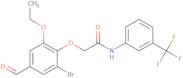 2-(2-Bromo-6-ethoxy-4-formylphenoxy)-N-[3-(trifluoromethyl)phenyl]acetamide