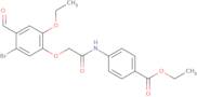 Ethyl 4-([(5-bromo-2-ethoxy-4-formylphenoxy)acetyl]amino)benzoate