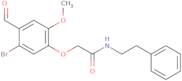 2-(5-Bromo-4-formyl-2-methoxyphenoxy)-N-(2-phenylethyl)acetamide