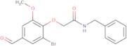 N-Benzyl-2-(2-bromo-4-formyl-6-methoxyphenoxy)acetamide