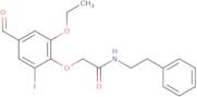 2-(2-Ethoxy-4-formyl-6-iodophenoxy)-N-(2-phenylethyl)acetamide