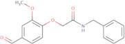 N-Benzyl-2-(4-formyl-2-methoxyphenoxy)acetamide