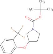 (S)-tert-Butyl 3-(2-(trifluoromethyl)phenoxy)pyrrolidine-1-carboxylate