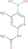 6-Acetamido-4-methylpyridin-3-ylboronic acid