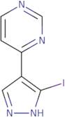 4-(3-Iodo-1H-pyrazol-4-yl)pyrimidine