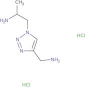 (2S)-1-[4-(Aminomethyl)-1H-1,2,3-triazol-1-yl]propan-2-amine dihydrochloride